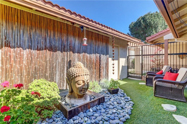 Zen Garden Sitting Area off Second Bedroom/Office