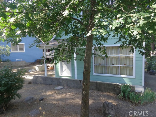 Front windows and door