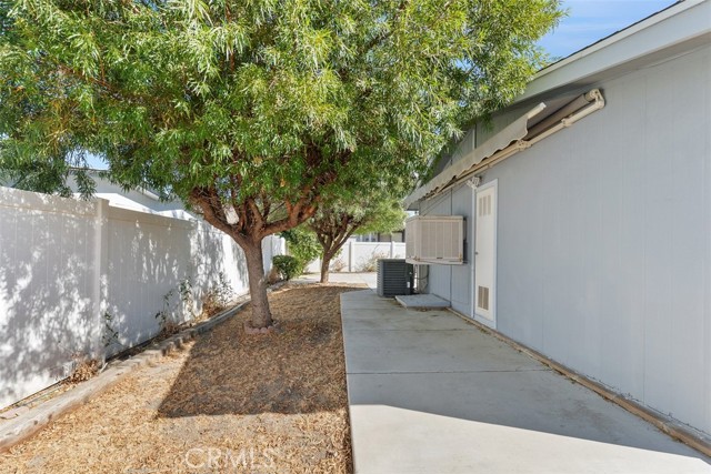 Privacy fence / side of yard