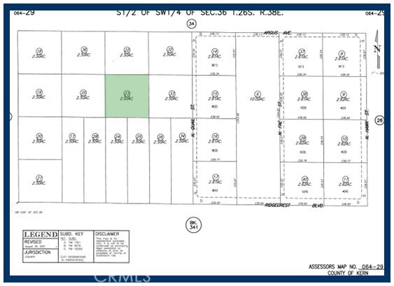 Listing Details for 2 Near Ridgecrest Boulevard, Inyokern, CA 93527
