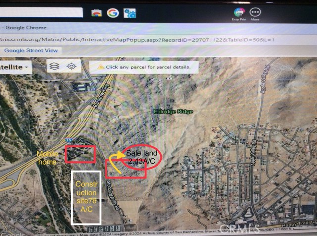 0 stoddard Wells Road, Apple Valley, California 92307, ,Land,For Sale,0 stoddard Wells Road,CRRS24006392