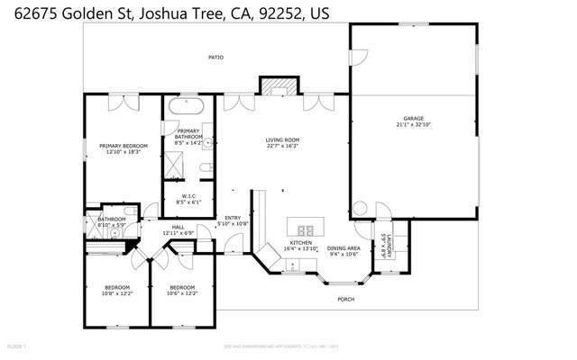 Detail Gallery Image 45 of 45 For 62675 Golden St, Joshua Tree,  CA 92252 - 3 Beds | 2 Baths