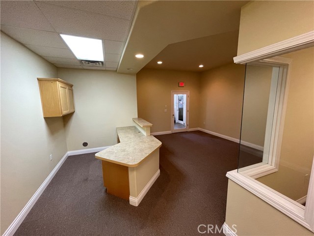 Waiting area plus reception area