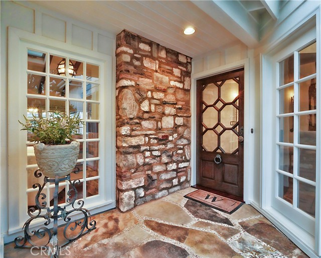 Custom front door with European hardware