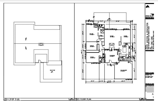 Proposed remodeling and addition layout.
