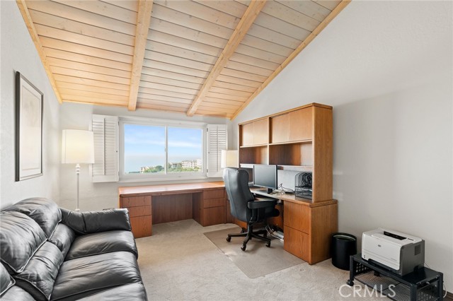 Bedroom #2 is west facing with ocean and canyon views