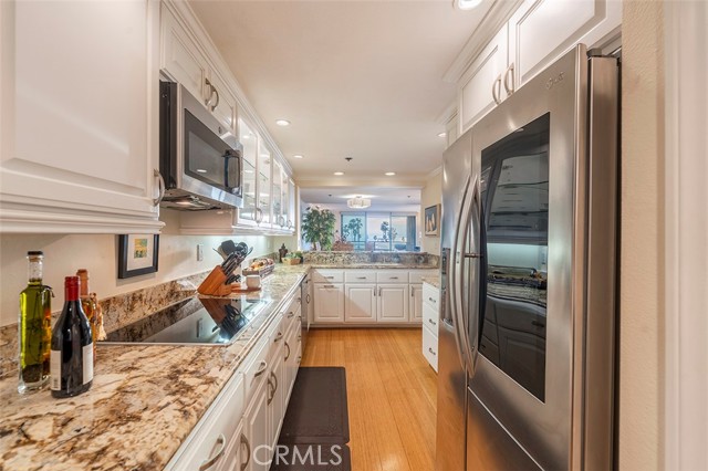 Gorgeous remodeled kitchen with stainless steel appliances