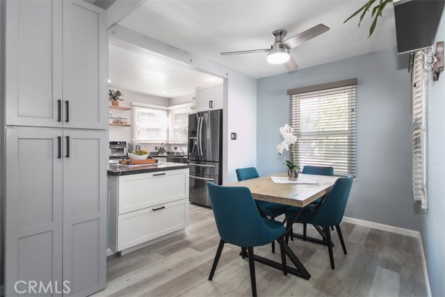 Ceiling Fan in Dinning Area