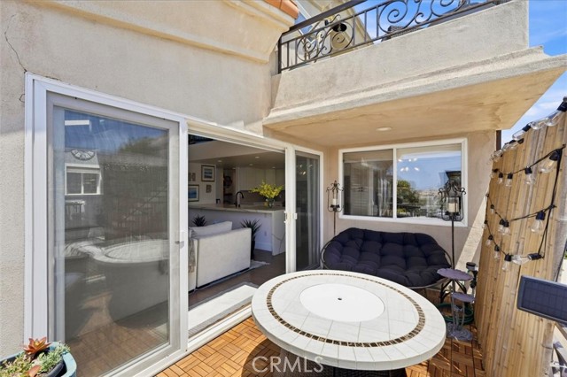Living space flows to patio #1