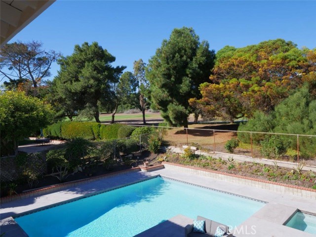 Backyard looking out to Golf Course