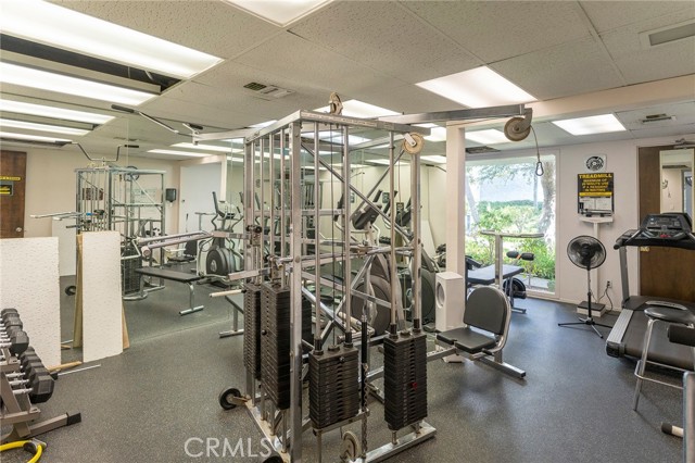 The Estates Clubhouse weight room is a great place to work out.