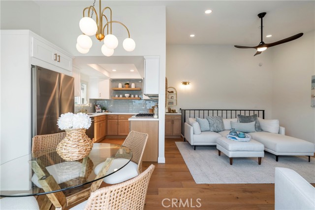 Kitchen, Dining, Living Room