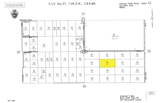 Detail Gallery Image 2 of 3 For 0 Camp Rock Rd, Lucerne Valley,  CA 92356 - – Beds | – Baths