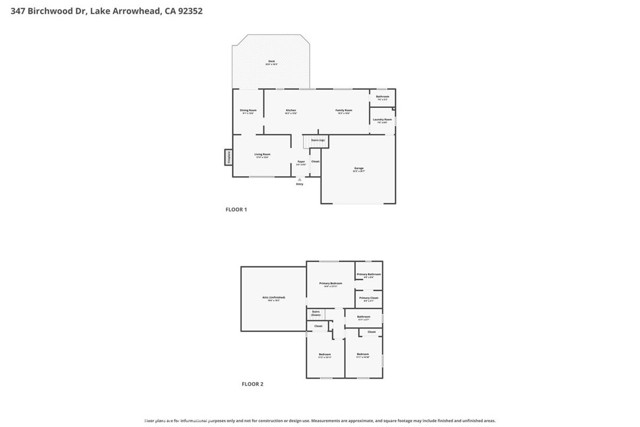 347 Birchwood, Lake Arrowhead, CA 92352
