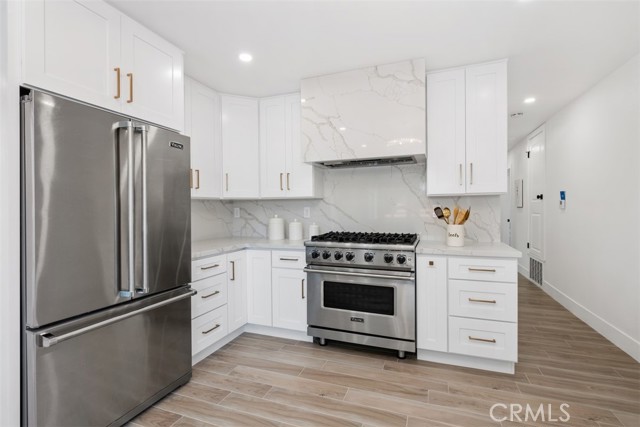 Viking professional-grade stainless steel appliances