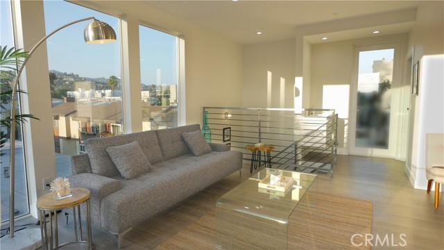 Top floor living/Master bedroom