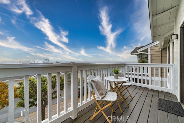 Balcony off living room