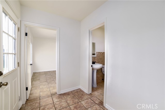 Hallway to rear Den/office