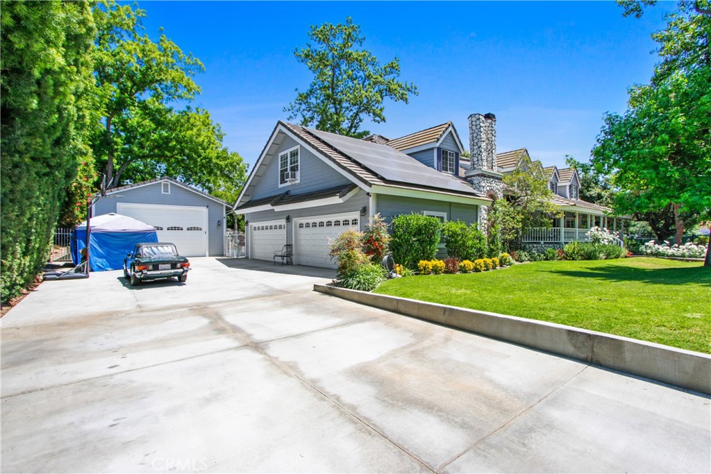 Huge driveway