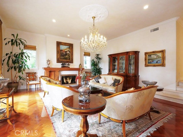 Living Room with Fireplace