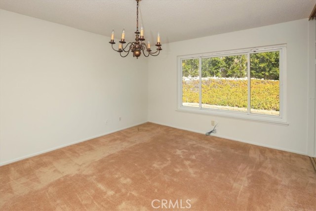 Upper level bedroom faces the front yard.