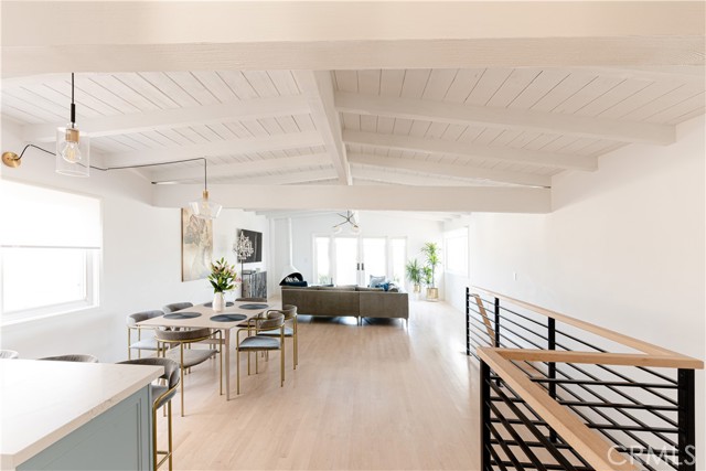 Great Light from the Kitchen through the Living Area