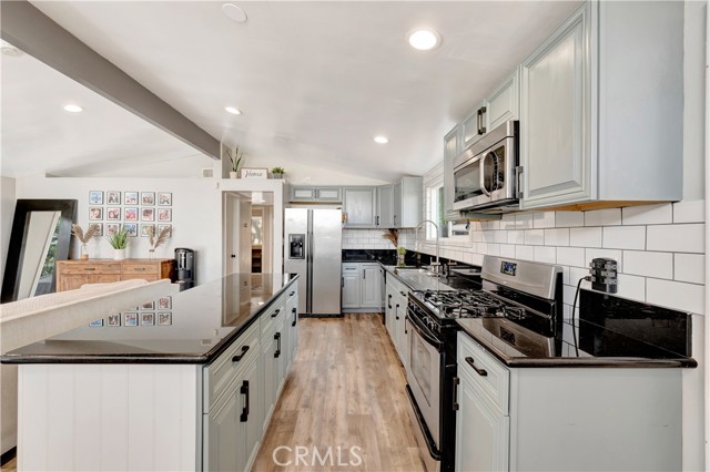 Remodeled kitchen