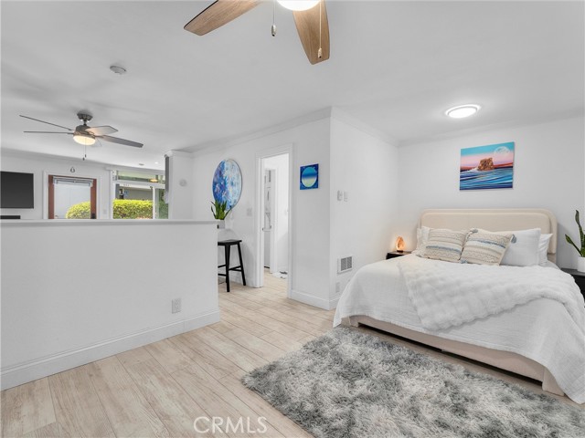 Private bedroom with large closet
