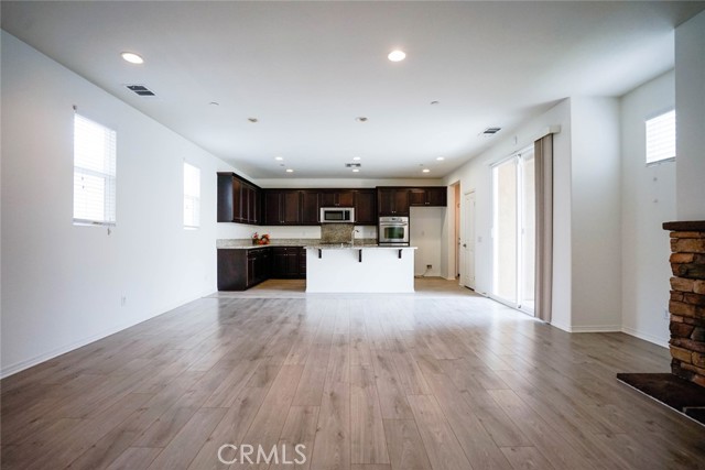 Great room and kitchen