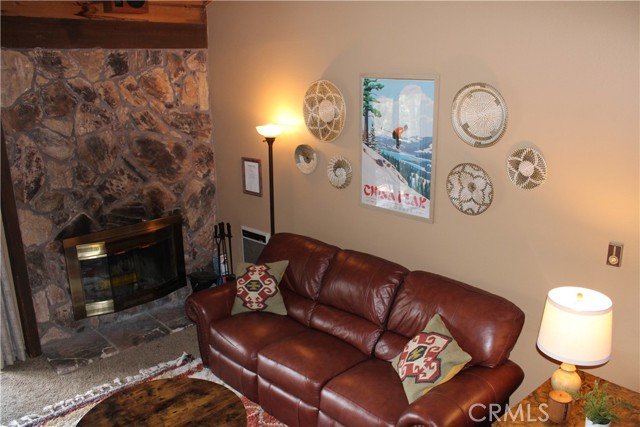 Living Area & Fireplace