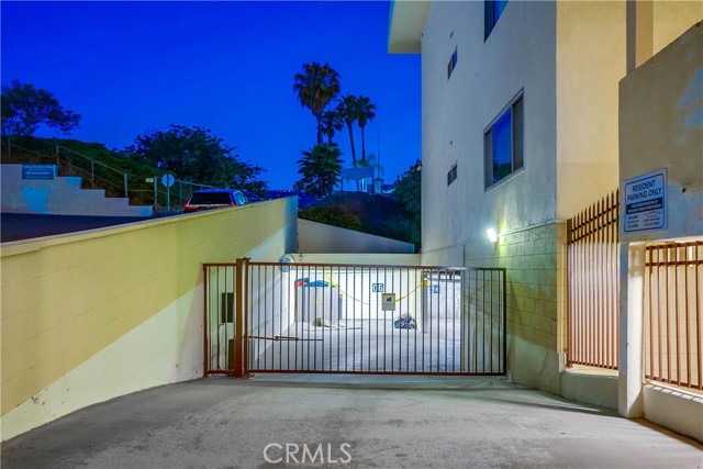 Security gate into your parking structure. Security gate into your parking structure.