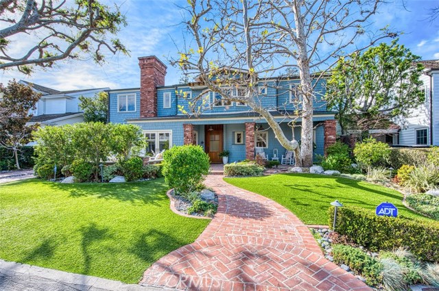 327 Snug Harbor Road Newport Beach, California This is the opportunity you have been waiting for…an expansive residence located in the Cliffhaven neighborhood, a coveted enclave of Newport Heights. Known for its tree-lined streets and large lots, Cliffhaven is near the beach, parks, top rated schools, and local shopping & restaurants. A lovely front patio with a fire-pit at the entry invites you inside to a dramatic foyer with a curved staircase, adjacent to a formal dining room. The kitchen offers rich cabinetry, walk-in pantry, island with bar seating, and opens to a living area and backyard. For the chef, there are double ovens, 6-burner gas range, appliance garage, breakfast area, and wine cooler. The extremely private backyard, your own personal oasis, features a brick fireplace, built-in barbecues, tranquil water features, and plenty of space for entertaining, dining, and lounging. Completing the main level, you will find a desirable bedroom suite with walk-in closet, craft room, mudroom/laundry room, and powder bath. Upstairs, the master retreat with private balcony, steam shower, and extensive walk-in closet provides a relaxing sanctuary. 2 additional bedrooms sharing a jack-and-jill bathroom occupy this floor, along with an office, bonus area, & possible 5th bedroom, currently configured as a game room. A detached 2-car garage plus extra-long driveway behind solid Mahogany gates provides plenty of parking. With such a warm and welcoming feel, you will want to call this home.