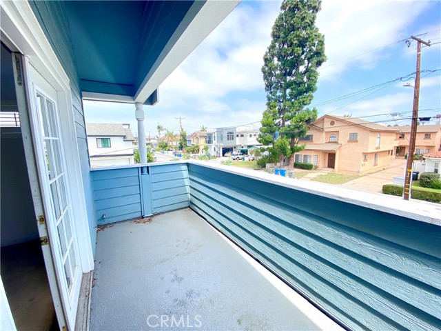 Balcony off Second Primary Bedroom/Den/Family room with French doors