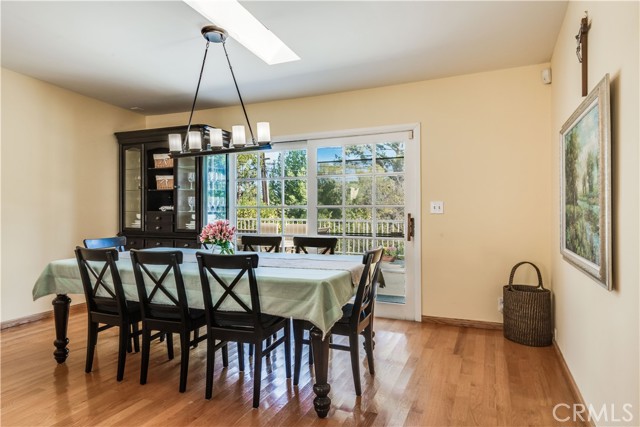 Dining Area overlooking rear patio