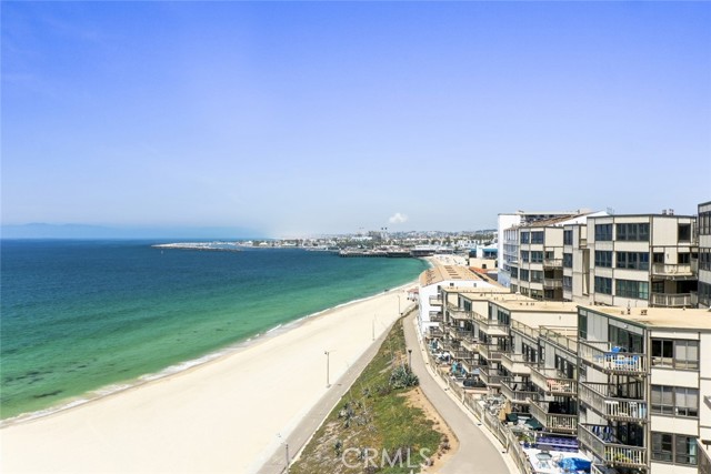 Ariel view toward the Pier and Harbor