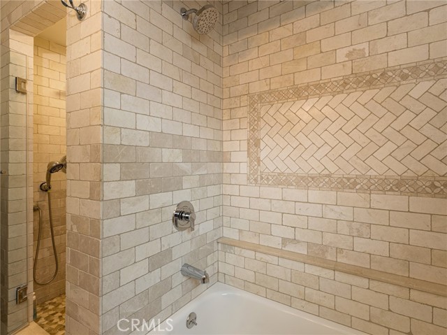 Bathtub Area in hallway bathroom
