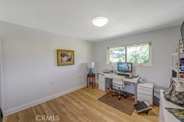 Guest bedroom with ac wall unit