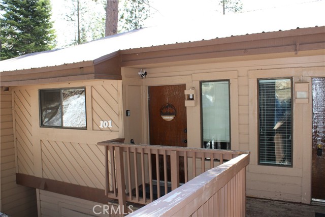 Entry Door and Ski Locker
