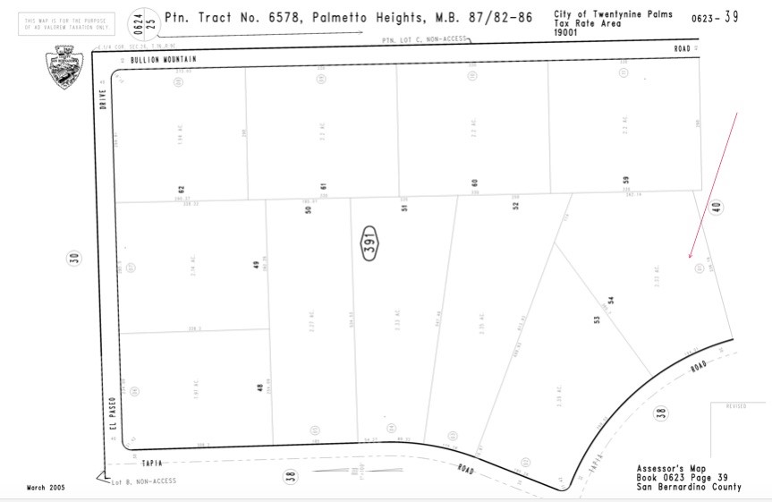 Detail Gallery Image 2 of 2 For 0 Tapia Rd, Twentynine Palms,  CA 92277 - – Beds | – Baths