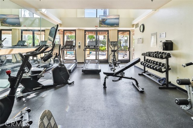 Weight Room with Sauna
