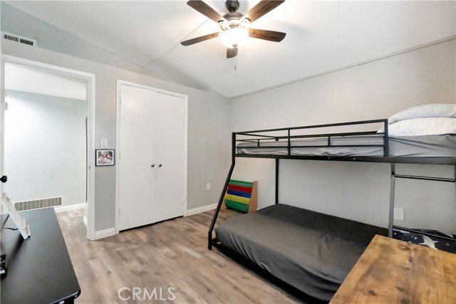 Bedroom 2 with ceiling fan