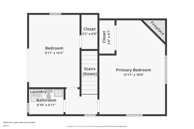 Detail Gallery Image 28 of 28 For 33308 Iris Dr, Green Valley Lake,  CA 92341 - 2 Beds | 1/1 Baths