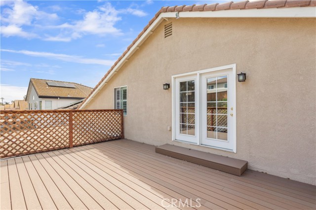 Spacious Deck off Primary Bedroom