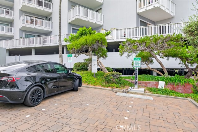 Guest parking with EV charger