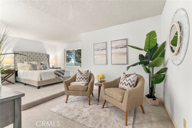 Sitting area in the Master bedroom