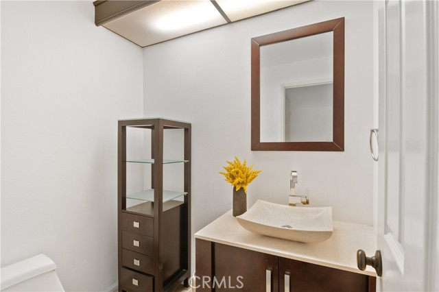 Powder room downstairs