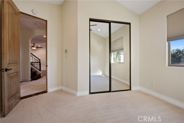 Entrance to the bedroom from the loft.