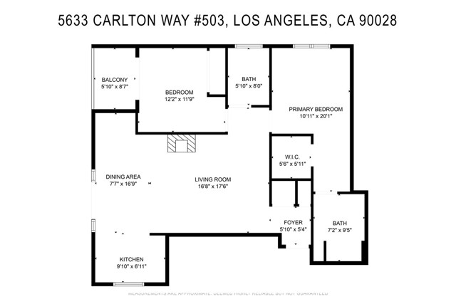 Detail Gallery Image 27 of 32 For 5633 Carlton Way #503,  Hollywood,  CA 90028 - 2 Beds | 2 Baths
