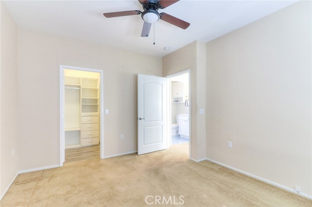 A new ceiling in this large bedroom.