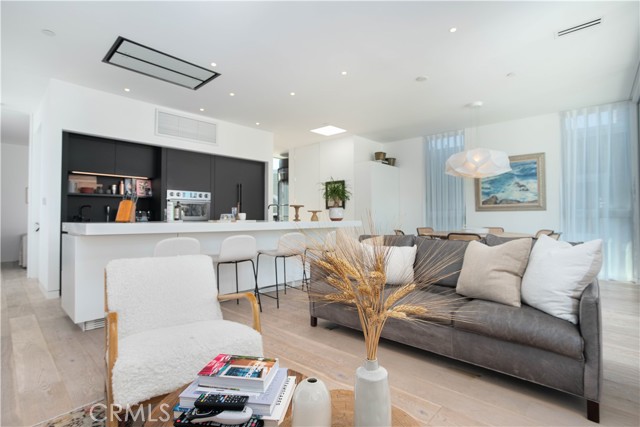 Living Room, kitchen and dining room